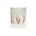 Hope After 50 Gold Metallic Mug — Silver Ceramic Coffee Cup-Mug-Hope After 50-Size:11oz-Color:Silver-Printify