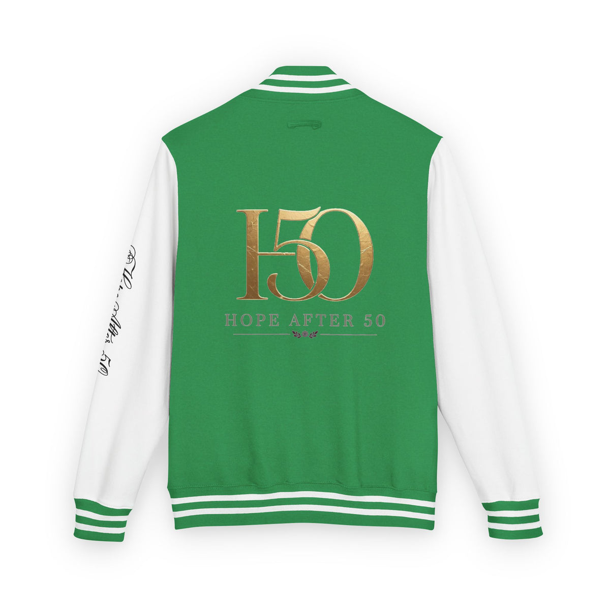 Letterman Jacket — "Hope After 50" Gold Anniversary Varsity Jacket