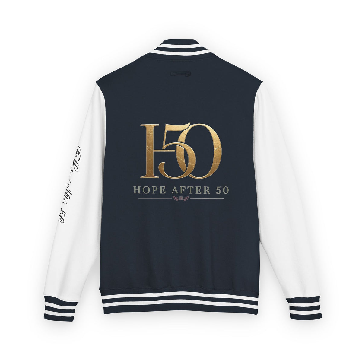 Letterman Jacket — "Hope After 50" Gold Anniversary Varsity Jacket