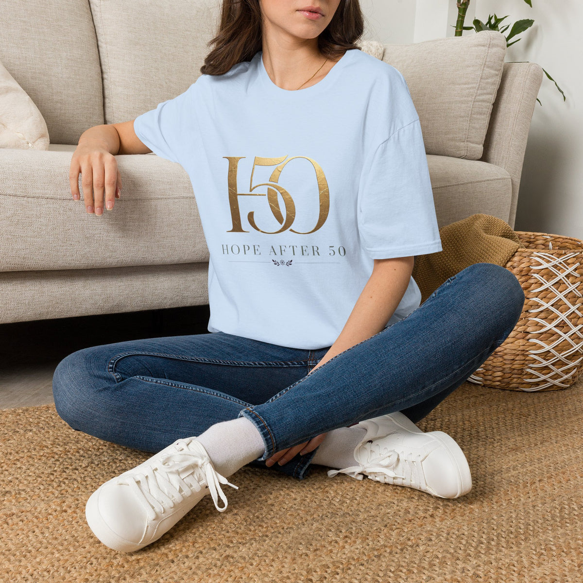 50th Anniversary Gold Foil T-Shirt – 'Hope After 50' Celebration Tee