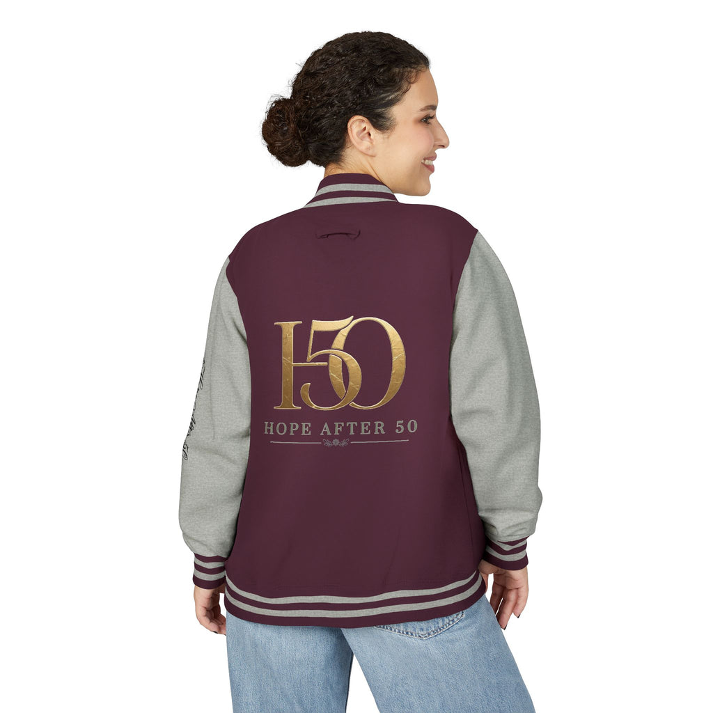 Letterman Jacket — "Hope After 50" Gold Anniversary Varsity Jacket