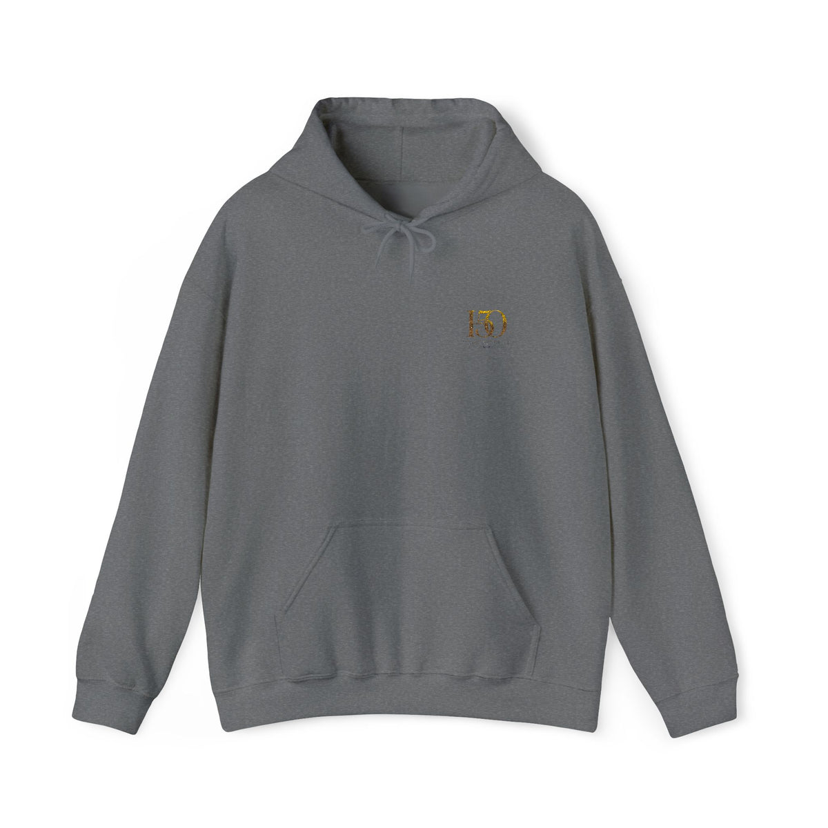 H50 Logo Hoodie — Gold Embroidery Celebration