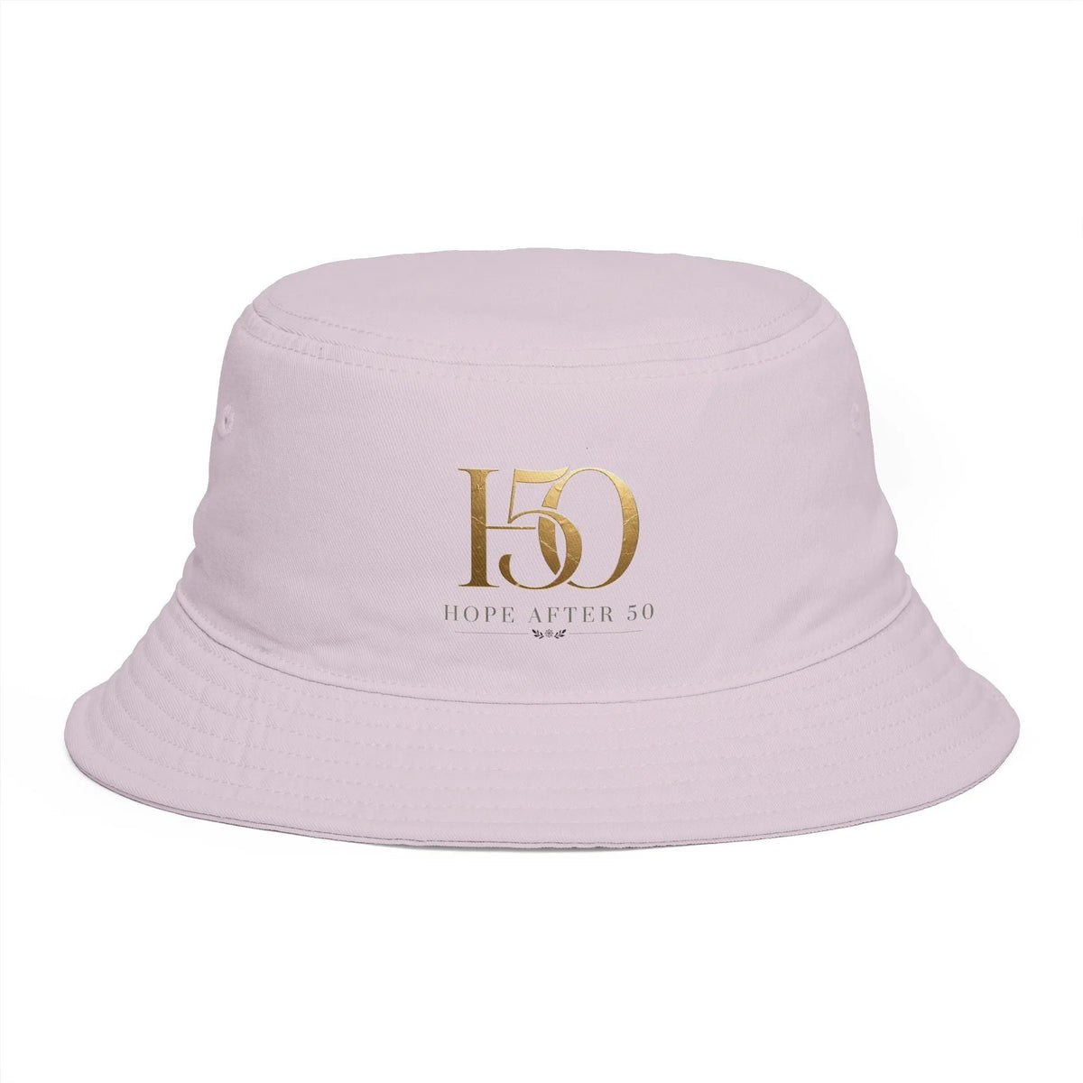 Hope After 50 Embroidered Bucket Hat - 50th Hat-Hats-Hope After 50-Printify