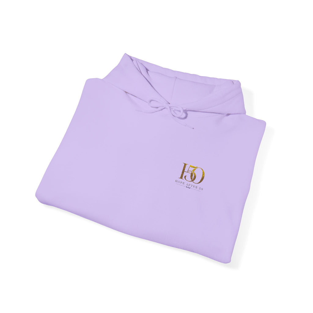 H50 Logo Hoodie — Gold Embroidery Celebration
