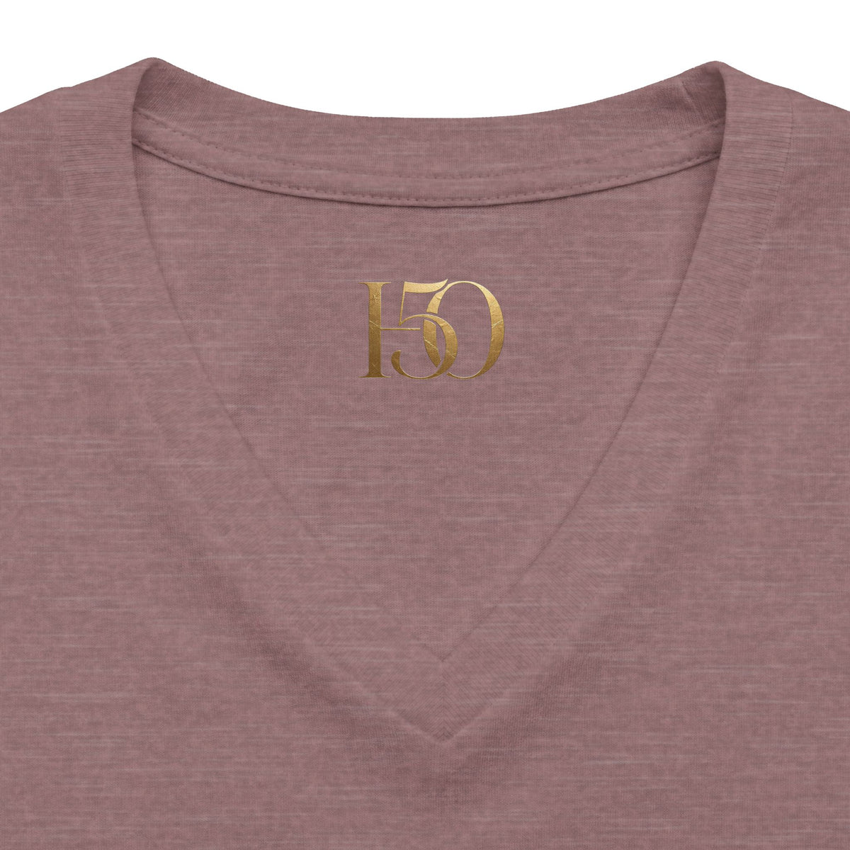 Beautiful Disaster V-Neck Tee-T-Shirt-Hope After 50-Color:Heather Mauve-Size:XL-Printify