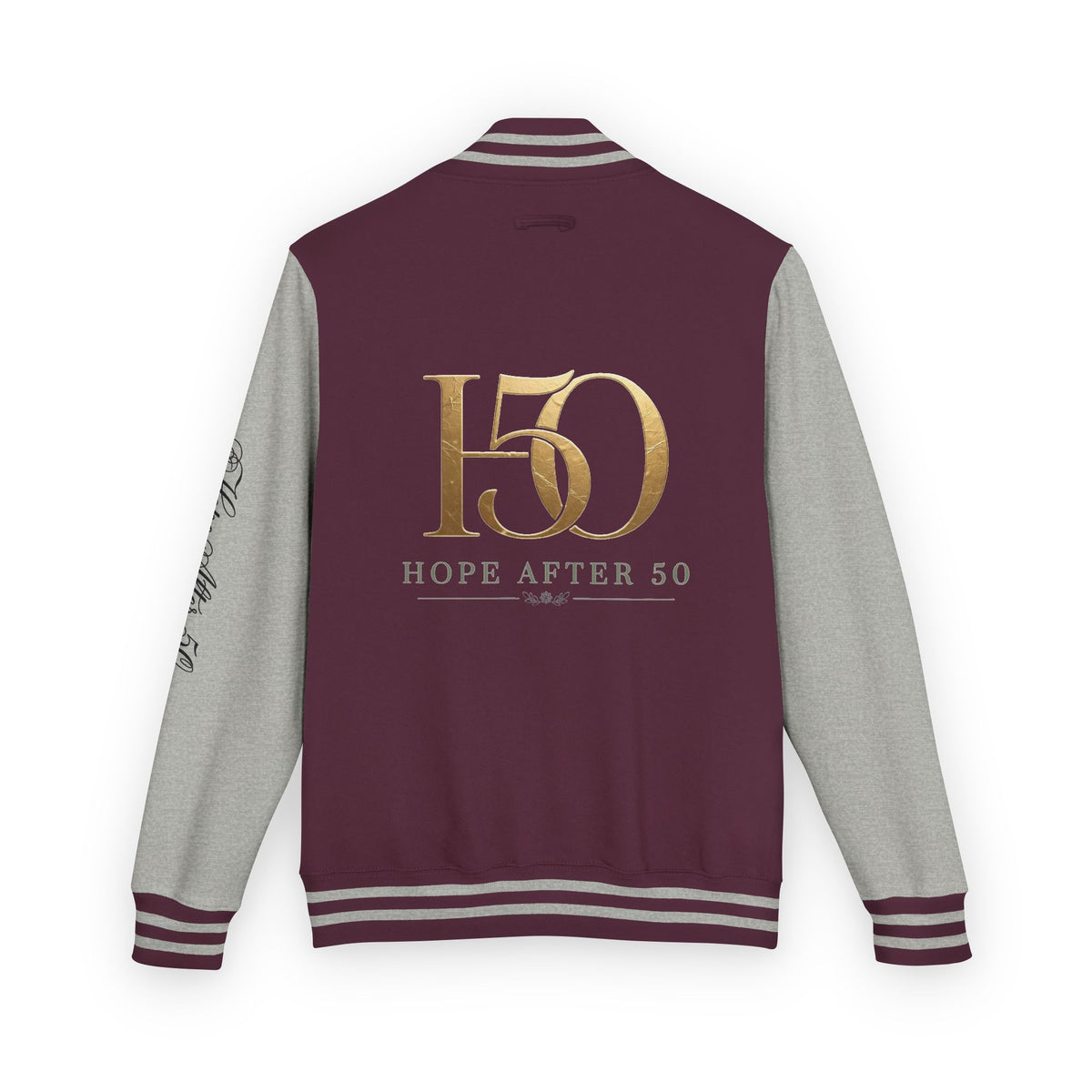 Letterman Jacket — "Hope After 50" Gold Anniversary Varsity Jacket