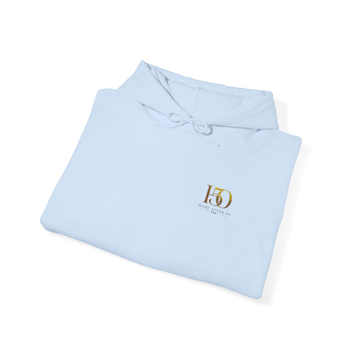 H50 Logo Hoodie — Gold Embroidery Celebration