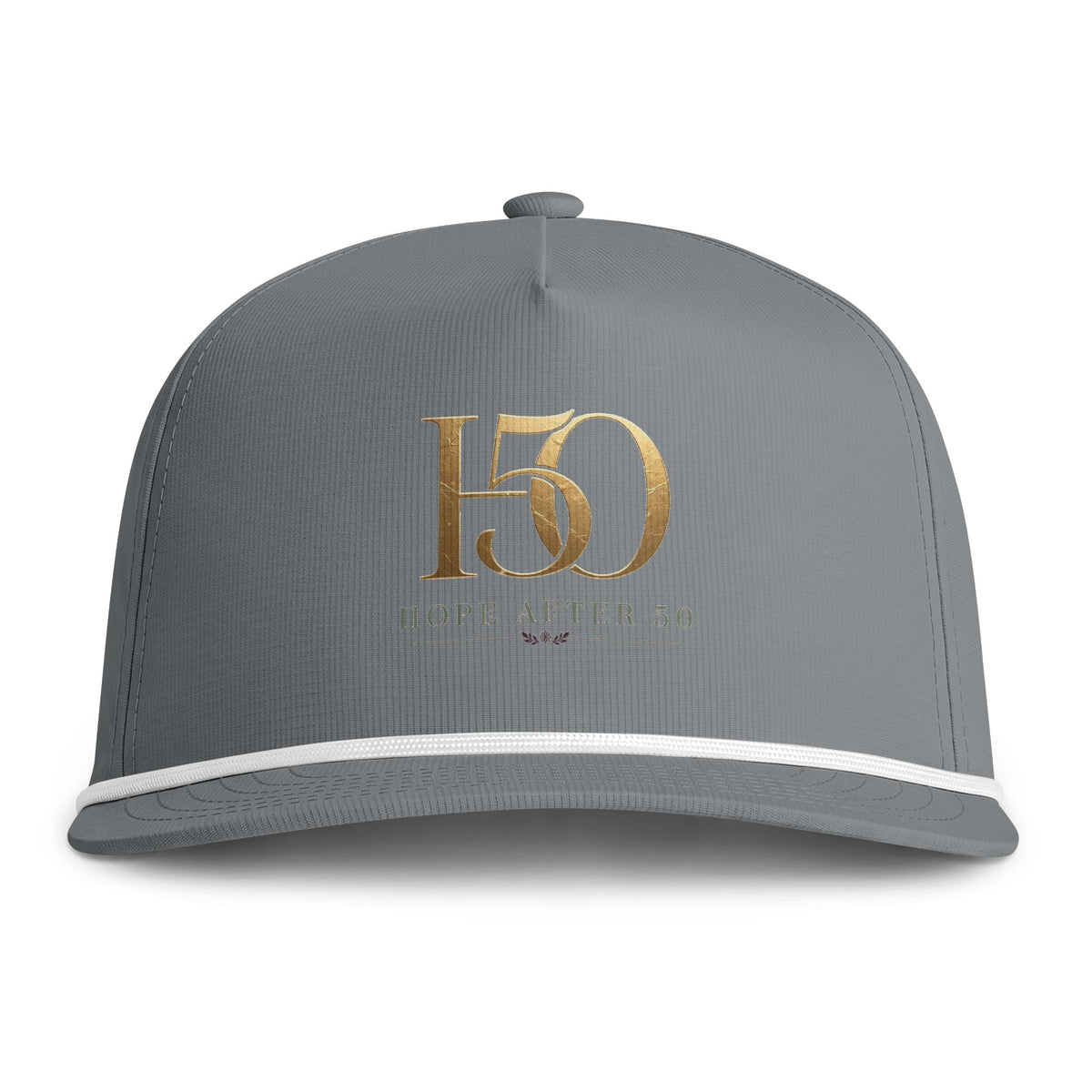 50 Hope After 50 Rope Cap — Embroidered Milestone 50th Hat