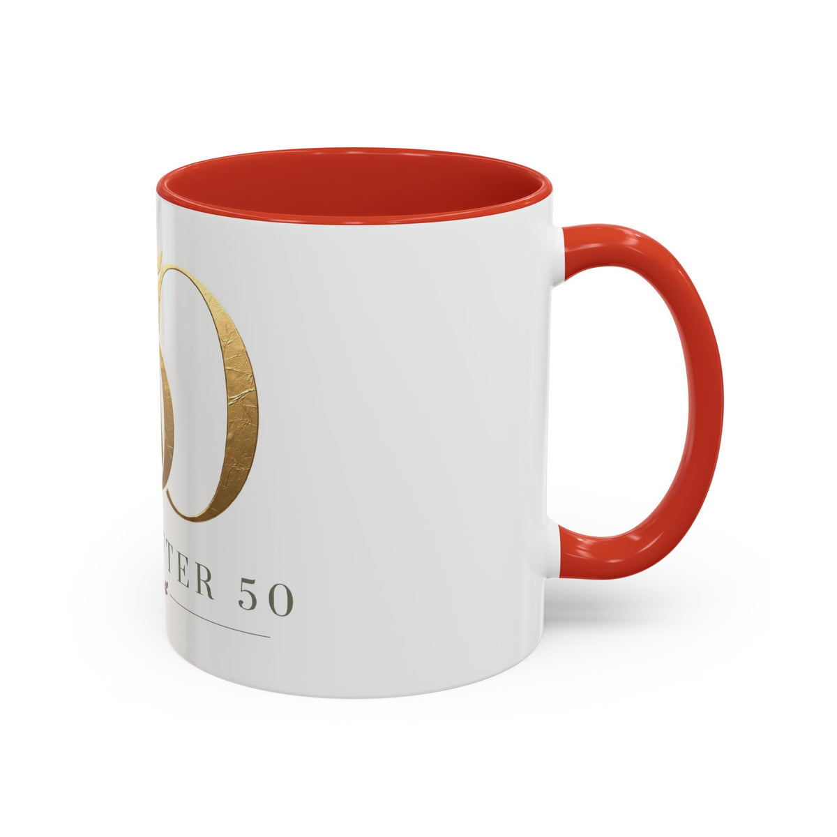 Hope After 50 Gold Accent Coffee Mug — 11/15oz Celebration Gift-Mug-Hope After 50-Printify