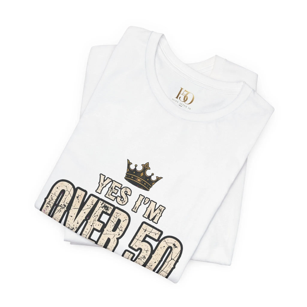 Funny 50th Birthday Warranty t-shirt for women tee