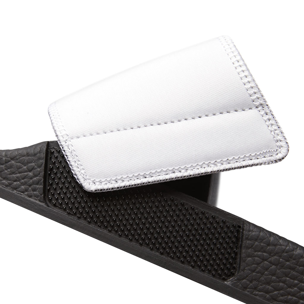Women's Removable-Strap Slide Sandals — White Adjustable Pool & Casual Slides