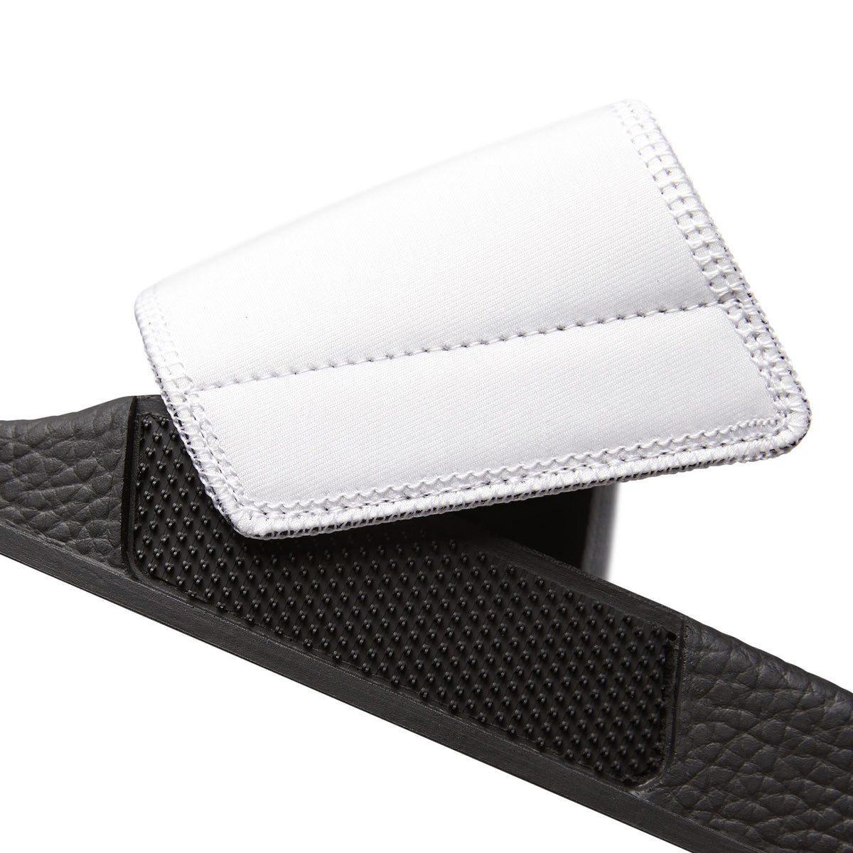 Women's Removable-Strap Slide Sandals — White Adjustable Pool & Casual Slides