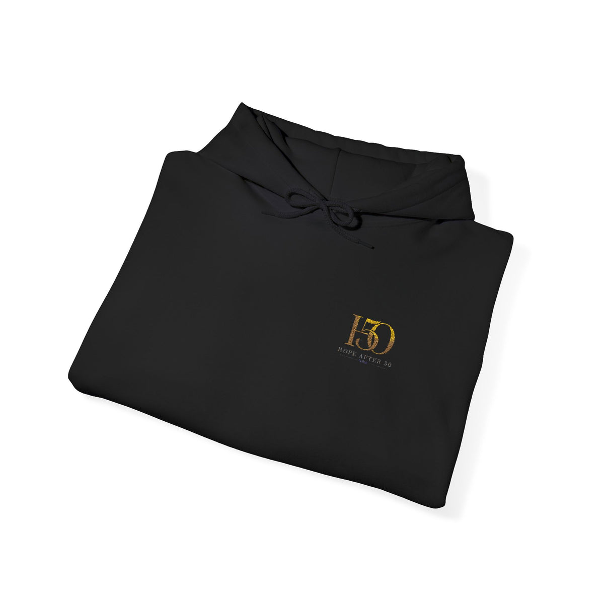 H50 Logo Hoodie — Gold Embroidery Celebration