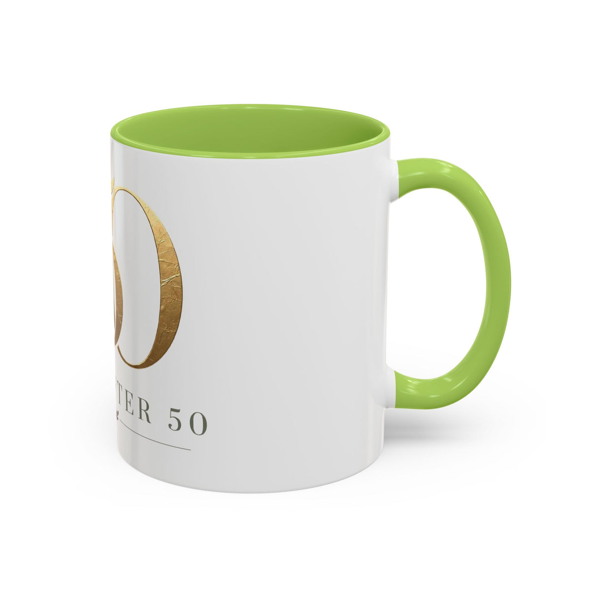 Hope After 50 Gold Accent Coffee Mug — 11/15oz Celebration Gift-Mug-Hope After 50-Printify
