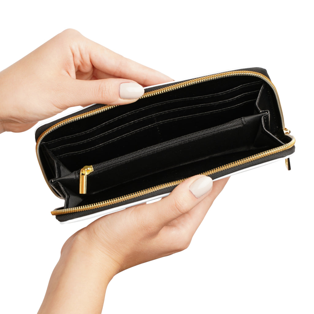 Zipper Wallet — "Hope After 50" Gold Accent Wallet