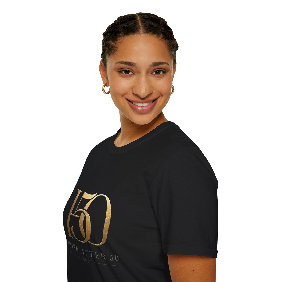 50th Anniversary Gold Foil T-Shirt – 'Hope After 50' Celebration Tee