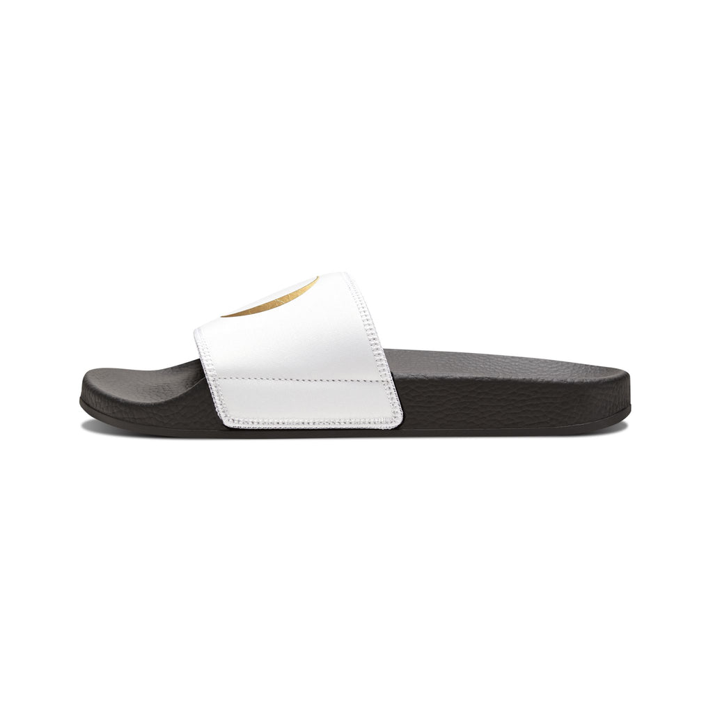 Women's Removable-Strap Slide Sandals — White Adjustable Pool & Casual Slides