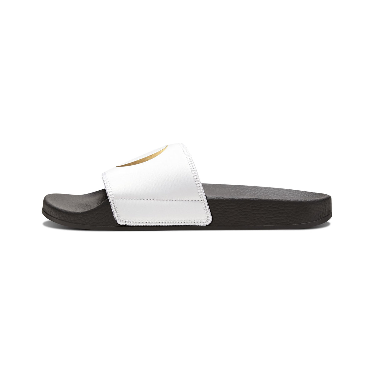 Women's Removable-Strap Slide Sandals — White Adjustable Pool & Casual Slides