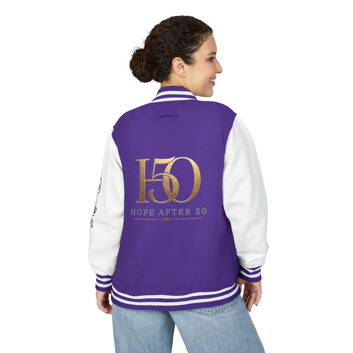 Letterman Jacket — "Hope After 50" Gold Anniversary Varsity Jacket