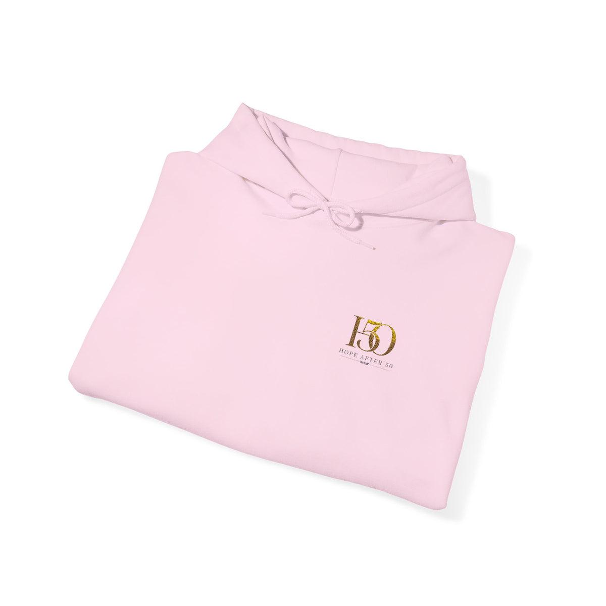 H50 Logo Hoodie — Gold Embroidery Celebration