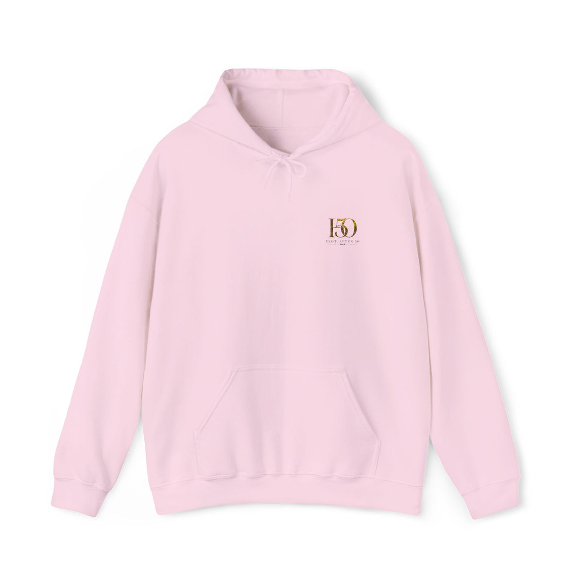 H50 Logo Hoodie — Gold Embroidery Celebration
