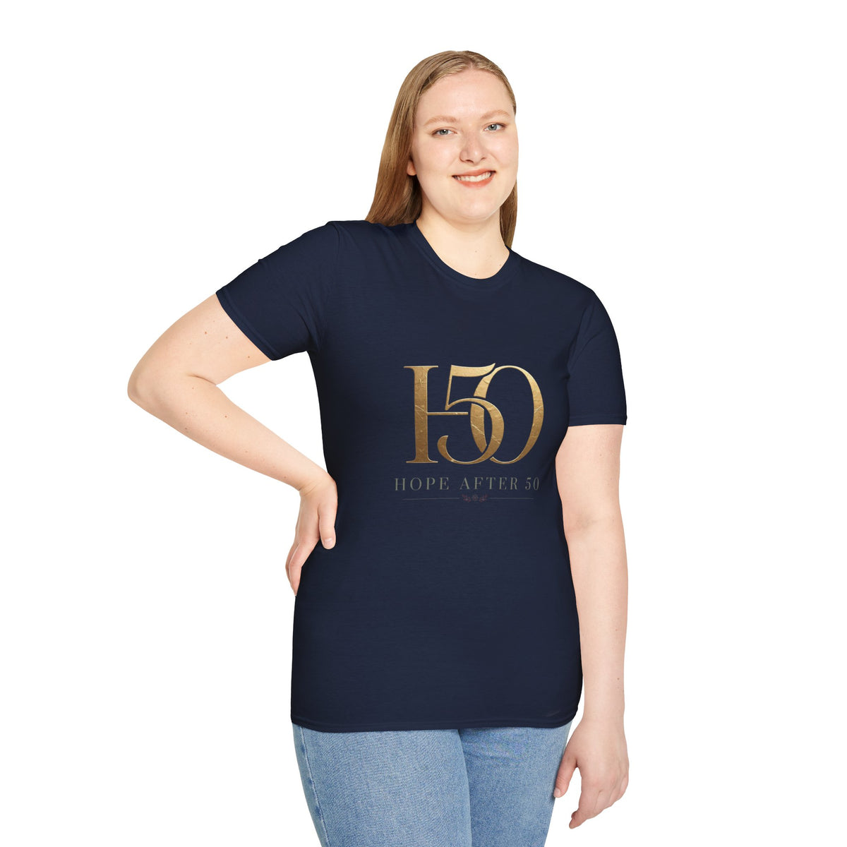50th Anniversary Gold Foil T-Shirt – 'Hope After 50' Celebration Tee