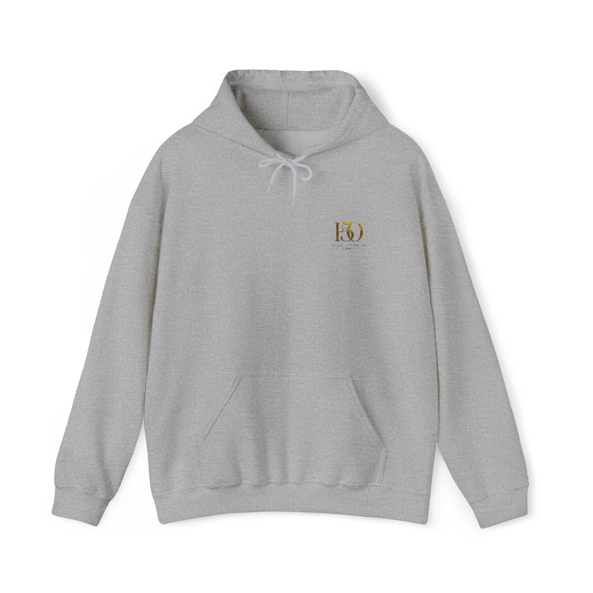 H50 Logo Hoodie — Gold Embroidery Celebration
