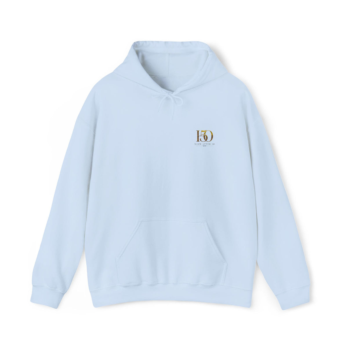 H50 Logo Hoodie — Gold Embroidery Celebration