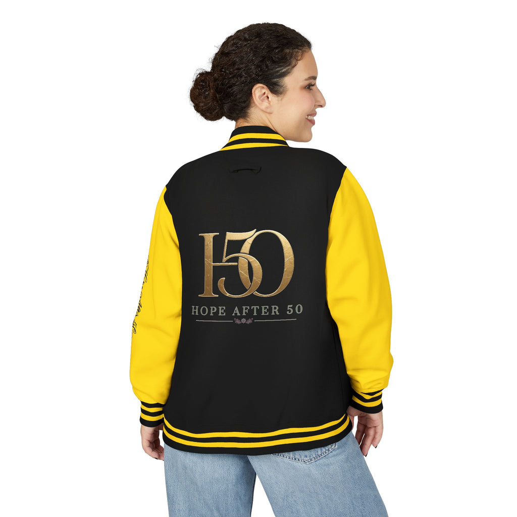 Letterman Jacket — "Hope After 50" Gold Anniversary Varsity Jacket