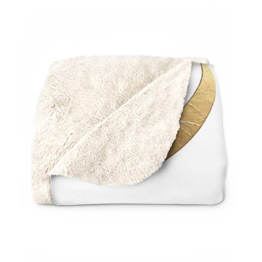 Sherpa Blanket - 'Hope After 50' Gold Throw-Home Decor-Hope After 50-Printify