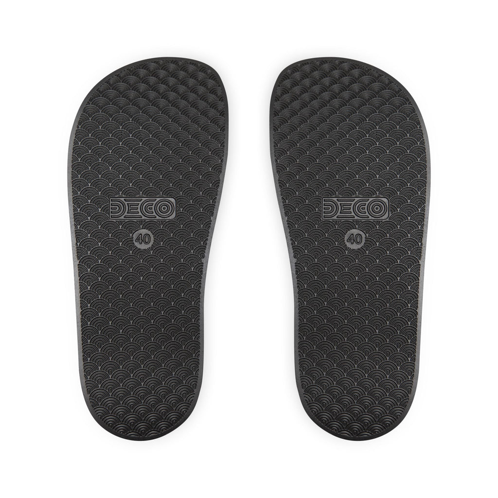 Women's Removable-Strap Slide Sandals — White Adjustable Pool & Casual Slides