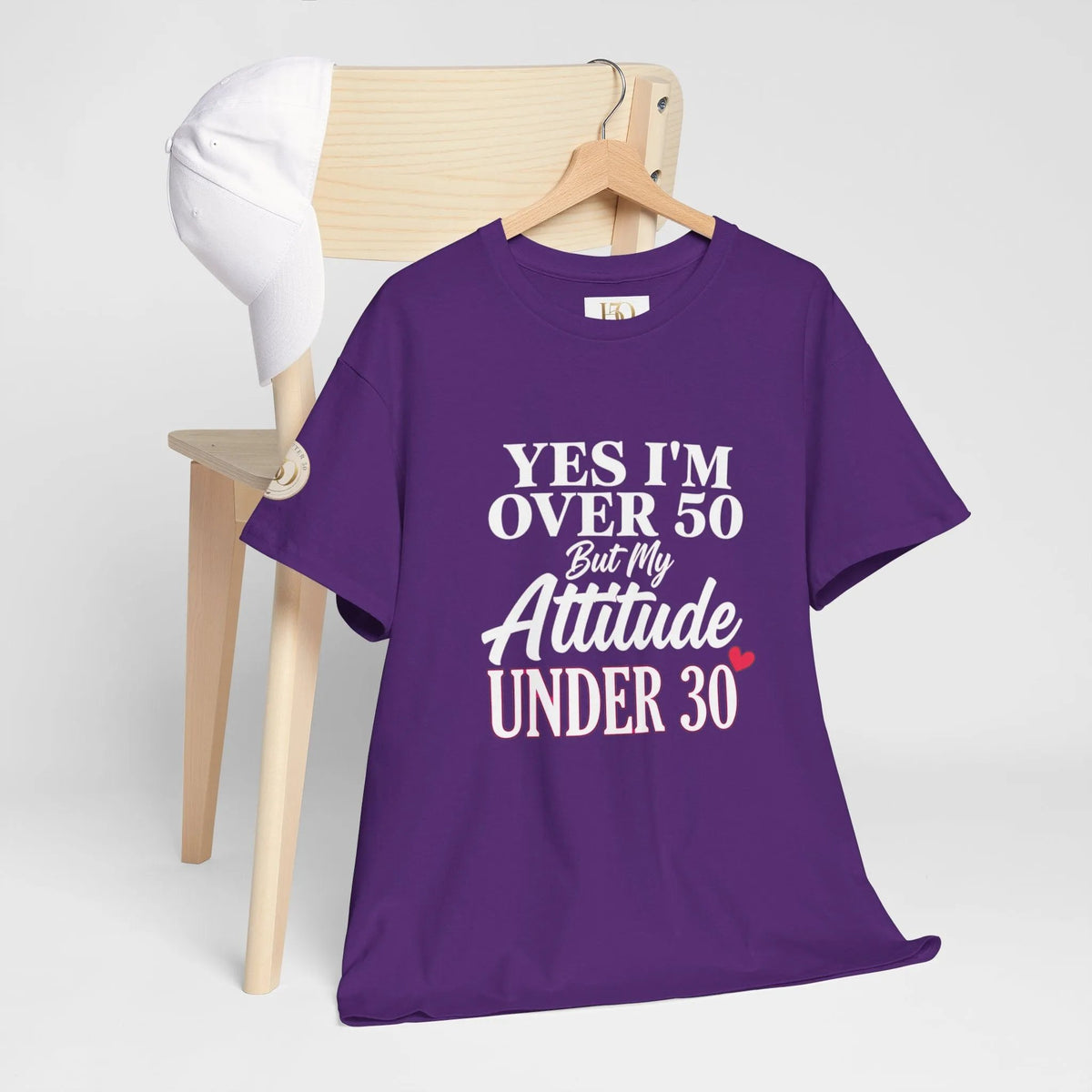 Yes I'm Over 50 But My Attitude Is Under 30 Women's T-Shirt – Funny 50th Tee