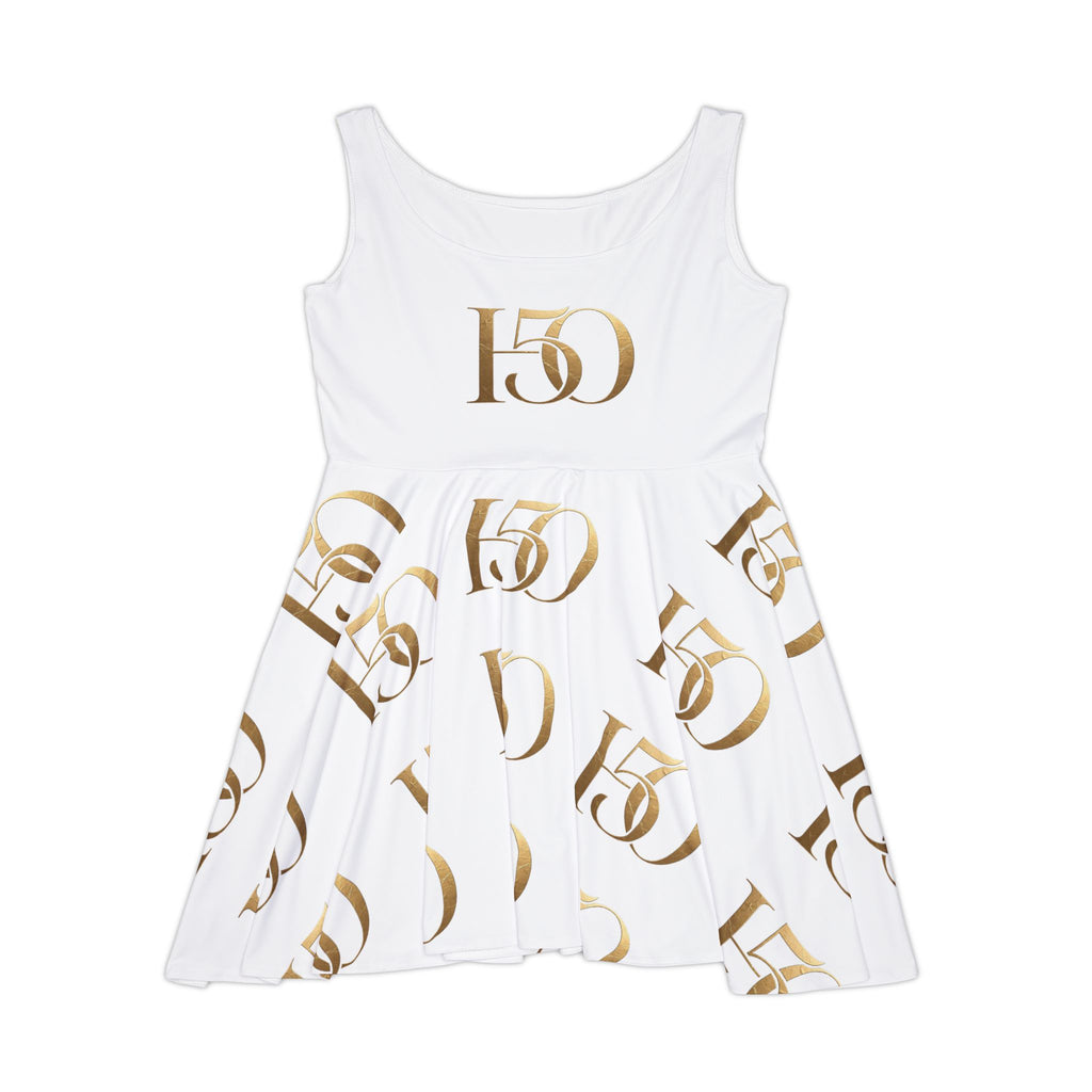 Hope after 50 Gold Monogram  Dress-All Over Prints-Hope After 50-Size:L-Printify
