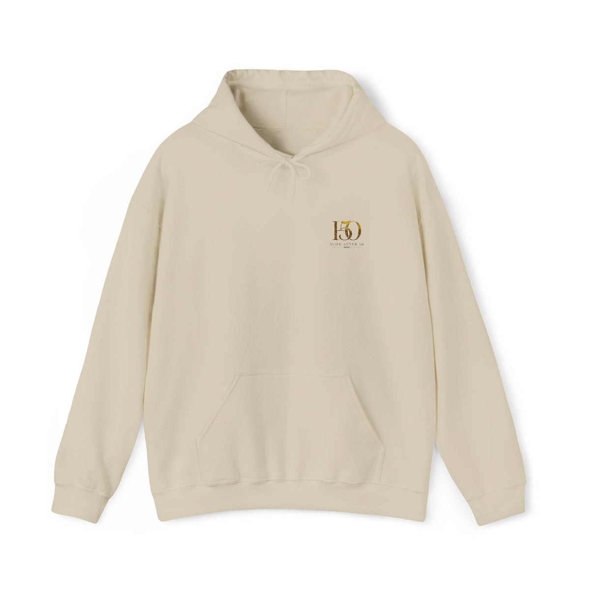 H50 Logo Hoodie — Gold Embroidery Celebration