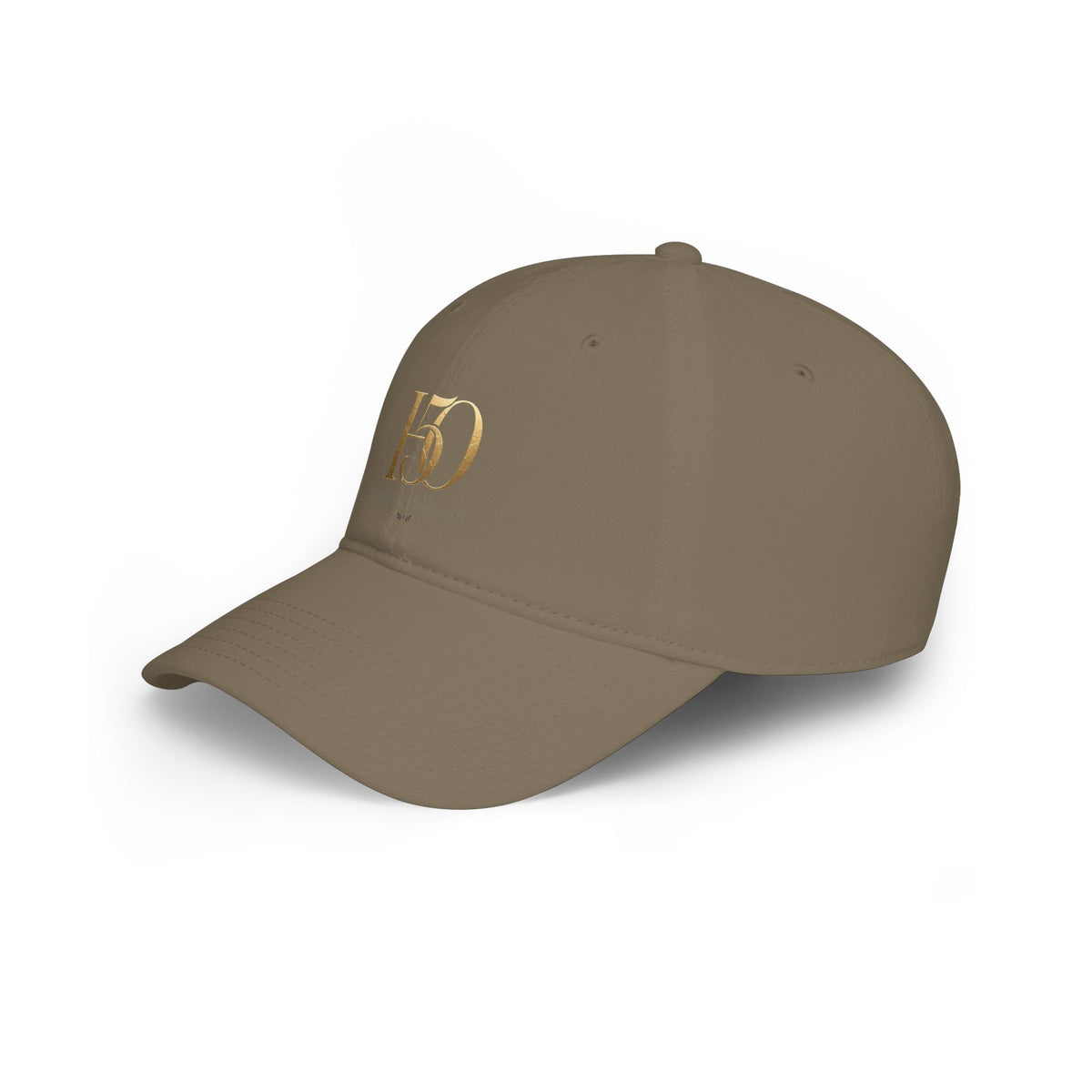 Low Profile Baseball Cap - Hope After 50 Gold Embroidered  Hat-Hats-Hope After 50-Printify