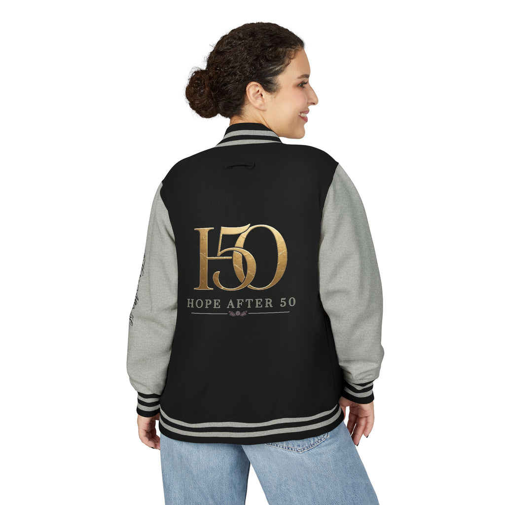 Letterman Jacket — "Hope After 50" Gold Anniversary Varsity Jacket