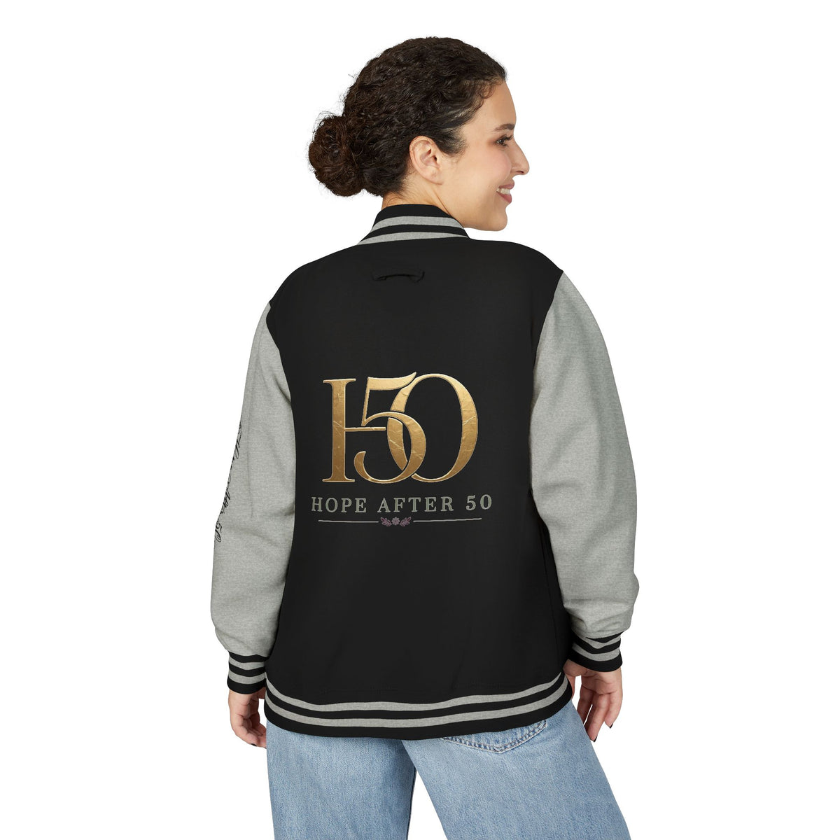 Letterman Jacket — "Hope After 50" Gold Anniversary Varsity Jacket