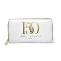 Zipper Wallet — "Hope After 50" Gold Accent Wallet