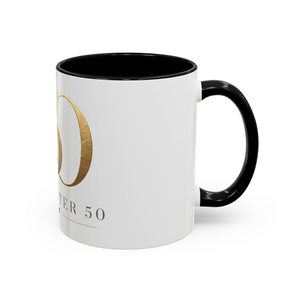 Hope After 50 Gold Accent Coffee Mug — 11/15oz Celebration Gift-Mug-Hope After 50-Printify