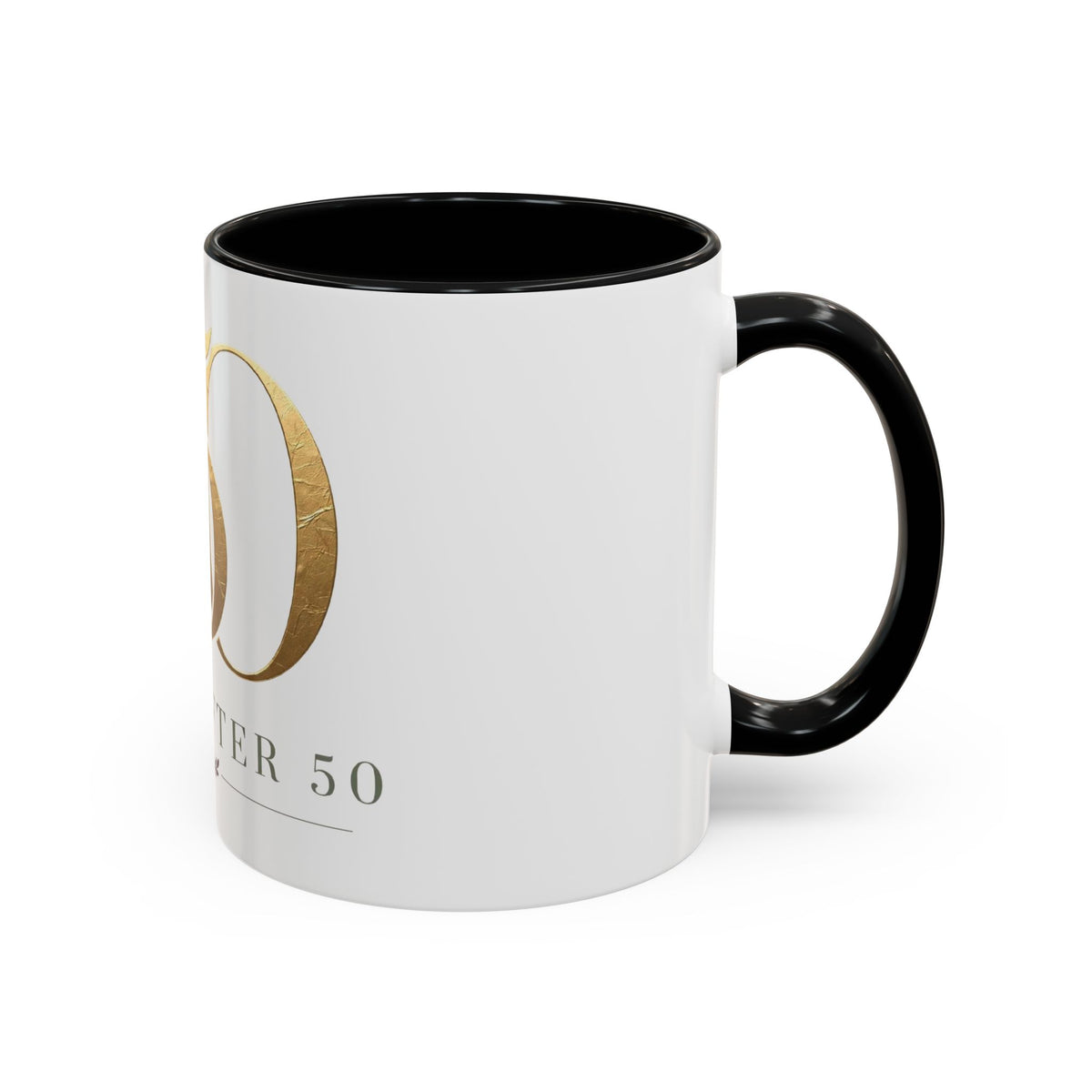 Hope After 50 Gold Accent Coffee Mug — 11/15oz Celebration Gift-Mug-Hope After 50-Printify