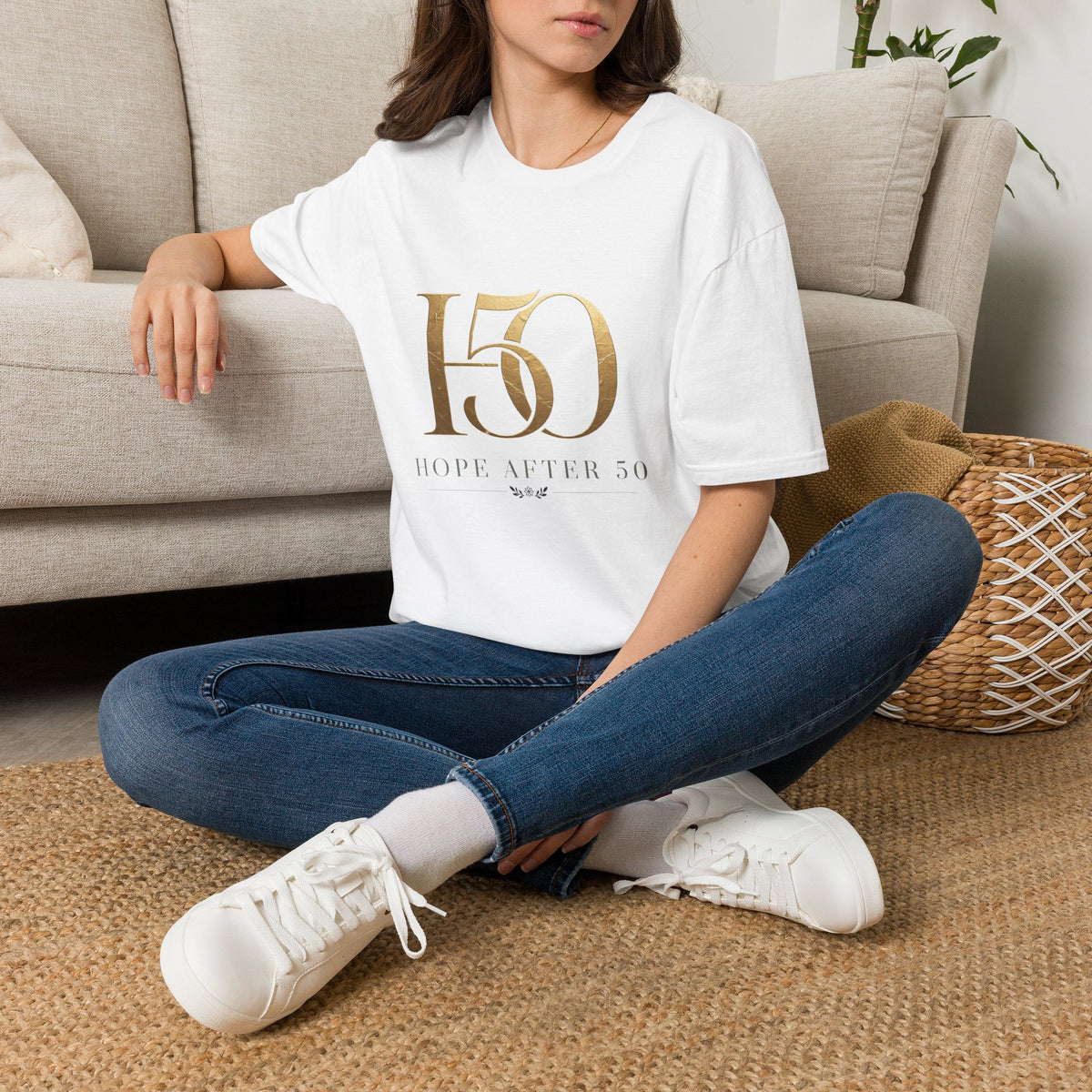 50th Anniversary Gold Foil T-Shirt – 'Hope After 50' Celebration Tee