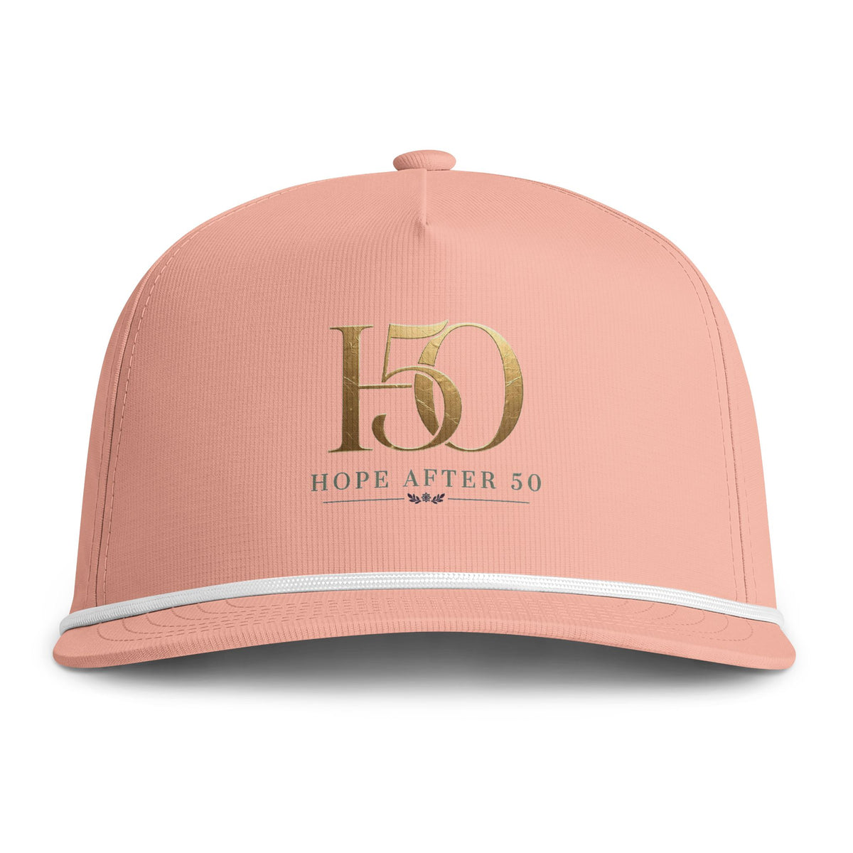 50 Hope After 50 Rope Cap — Embroidered Milestone 50th Hat