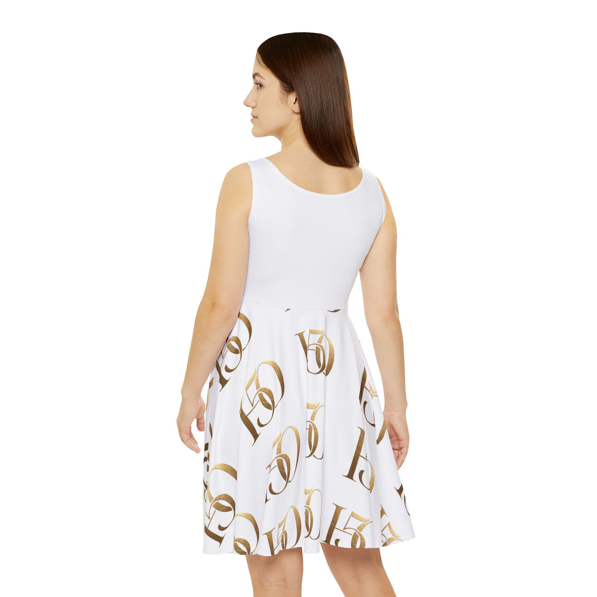 Hope after 50 Gold Monogram  Dress
