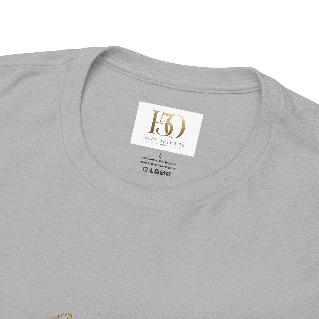Over 50 Women's T-Shirt – "Experience Looks Good on Me" | Inspirational Gift for Women