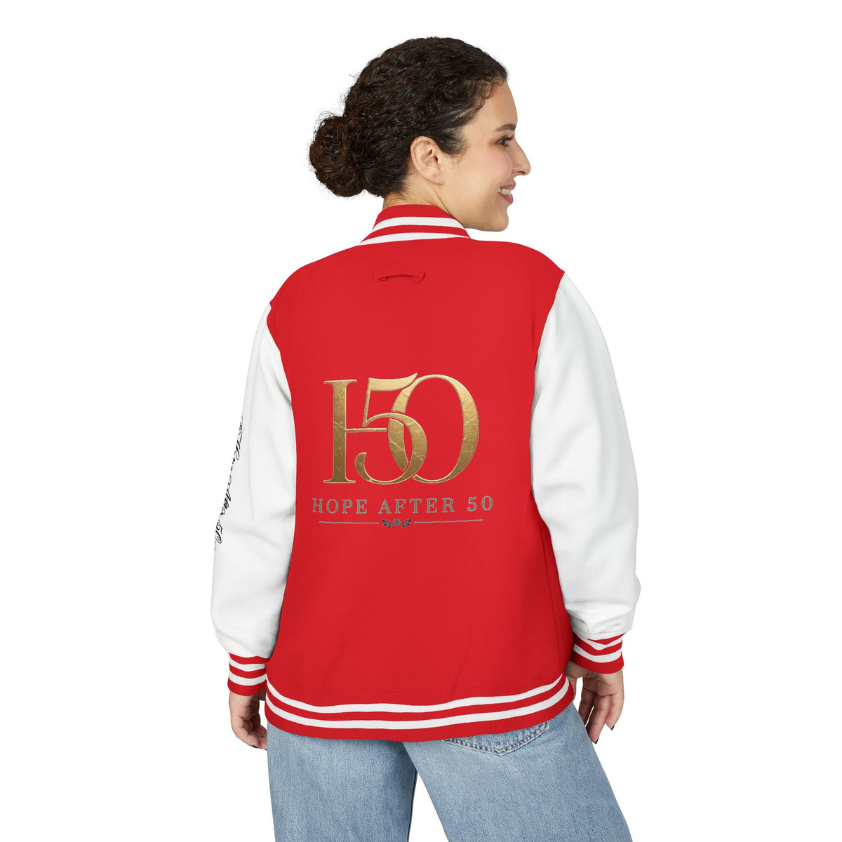 Letterman Jacket — "Hope After 50" Gold Anniversary Varsity Jacket