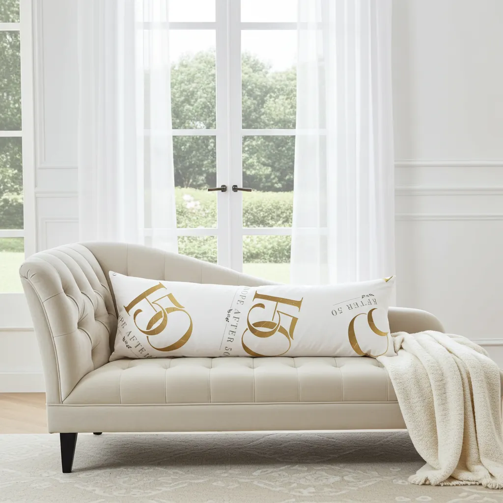 Hope After 50 Gold Foil Body Pillow — Commemorative Gift