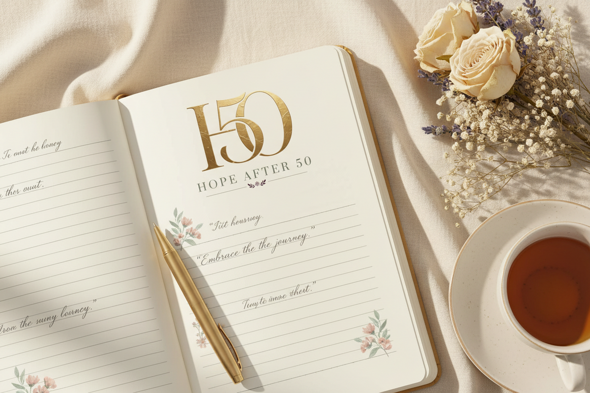 Hope After 50 Guided Journal Pages — Printable Digital Set