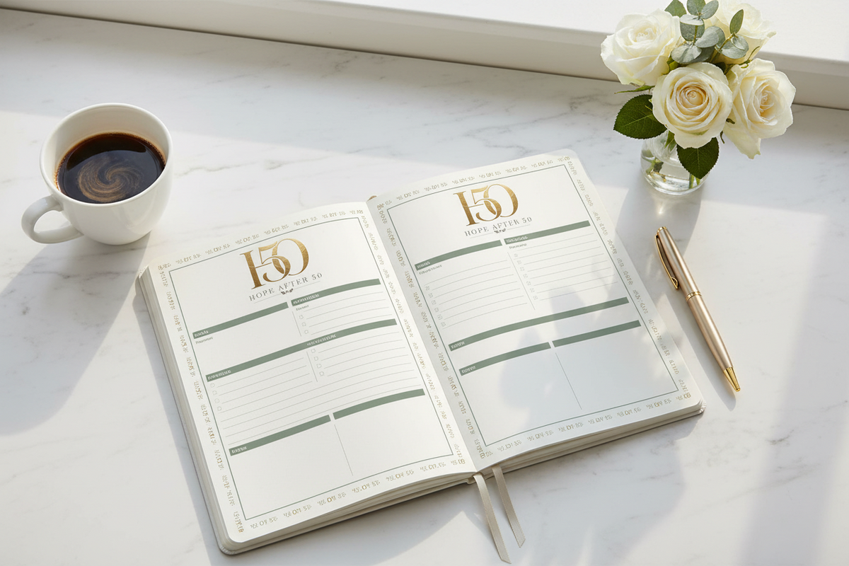 Hope After 50 Printable Daily Planner — Branded Digital Download