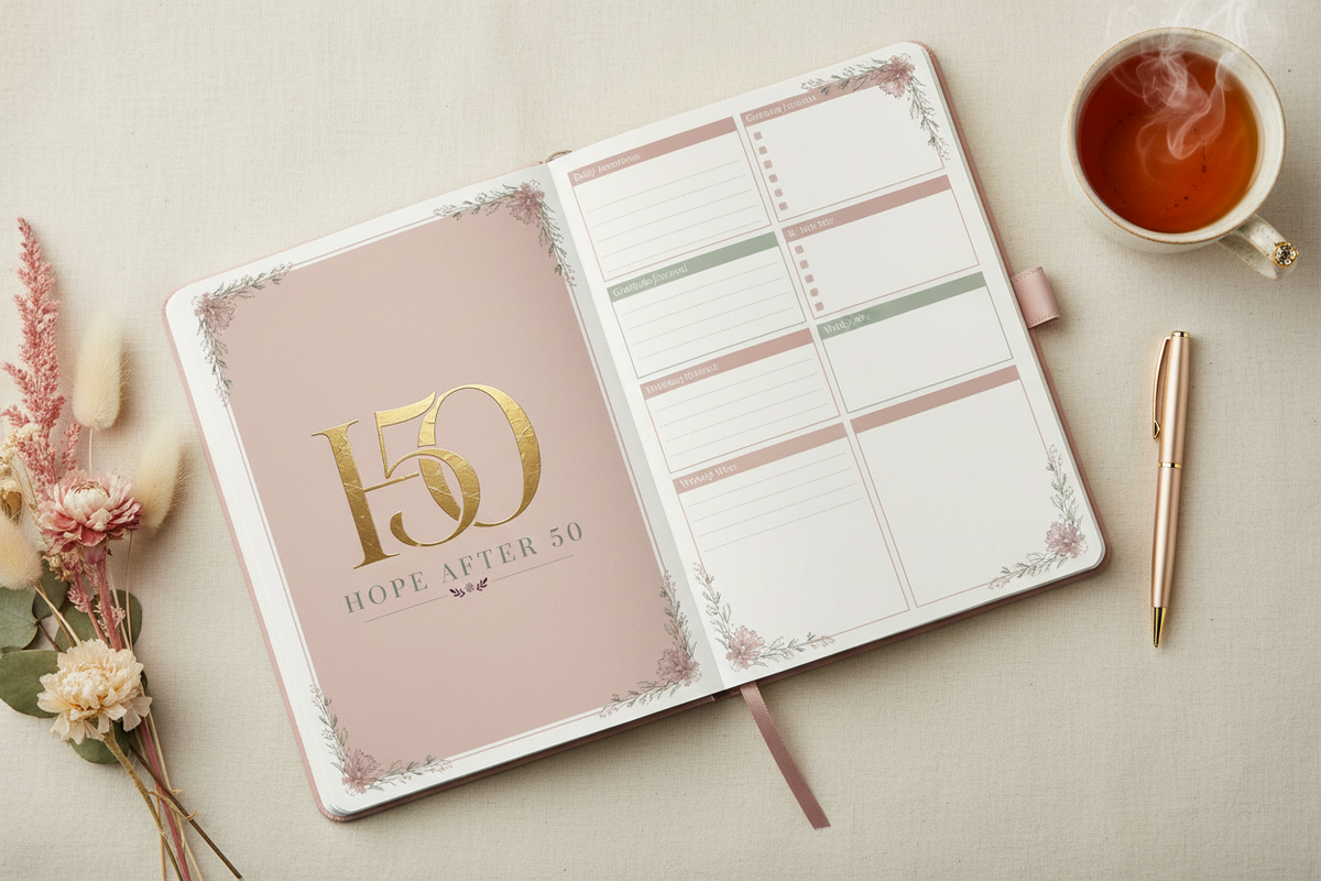 Hope After 50 Printable Daily Planner — Branded Digital Download